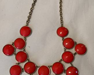 Red Statement Necklace