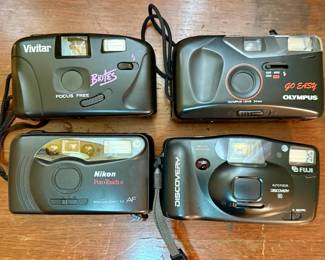 Cameras - Vivitar Brites - Olympus Go Easy - Nikon Fun Touch 3 - Fuji Discovery 90