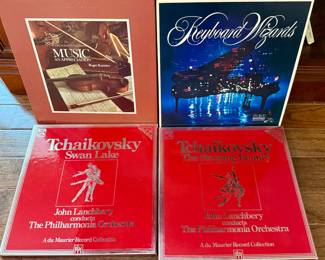 Vintage Vinyl LP Sets - Album to accompany "Music: An Appreciation" by Roger Kamien - "Keyboard Wizards" - Tchaikovsky "Swan Lake" and "The Sleeping Beauty" John Lanchbery conducts The Philharmonia Orchestra