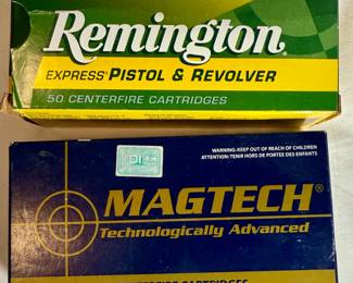 Ammunition - Remington and Magtech, 50 Centerfire Cartridges