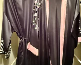 Silk Robes - Cruz Natori and Oscar de la Renta
