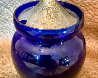 Cobalt Blue Sugar Bowl