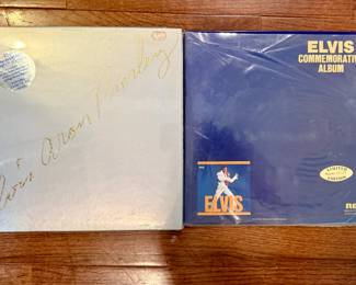 Elvis Presley - Limited Edition 4 Double Cassette Set "Elvis Aron Presley" to Commemorate the 25th Anniversary and Limited Edition Reg. No. 18149 Commemorative Album LP