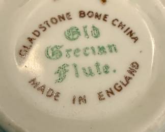 "Old Grecian Flute" Gladstone Bone China, England