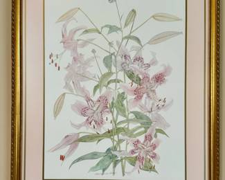 "Rubrum Lilies" Framed - Robin Eschner Camp