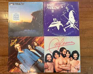 Vintage Vinyl LPs - Barry Manilow "Even Now" - "Barry Manilow II - Orleans "Let There Be Music" - Orleans "Waking and Dreaming"