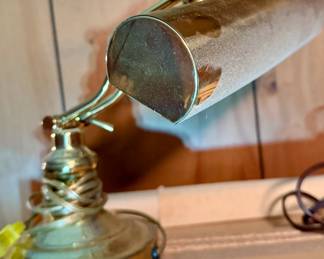 Adjustable Brass Banker Desk Piano Table Lamp