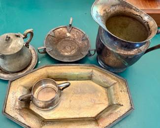 Silver-plated Serving Pieces - Sheffield and F.B.R.
