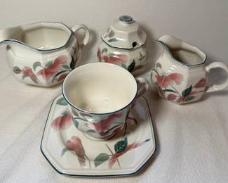 "Silk Flowers" - Mikasa Tea Set
