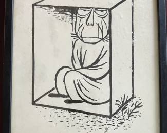 "People Are No Damn Good, I Hate 'Em" Framed Art