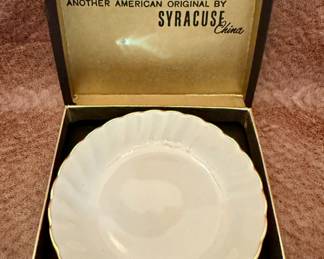 Gold Rimmed Plate - Syracuse China