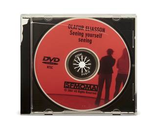 1457
Olafur Eliasson
b. 1967
"Seeing Yourself Seeing," 2007
DVD in plastic jewel case
Unsigned
5" H x 5.625" W x 0.375" D
Estimate: $400 - $600