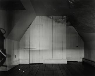 1439
Abelardo Morrell
b. 1948
"The Sea in Attic" from the "Camera Obscura" series, 1994
Gelatin silver print on paper
Appears unsigned
Sight: 18" H x 22.25" W
Estimate: $600 - $800