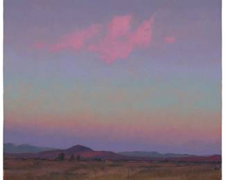 1257
Glenn Renell
b. 1947
"Cloud Pass" (Arizona), 2013
Oil on panel
Signed lower left: Renell; signed again, titled, and dated "2013" on the frame's backing board
11.125" H x 9.875" W
Estimate: $300 - $500