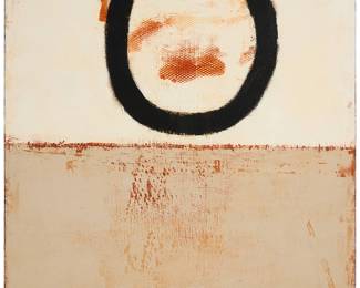 1422
Father Bill Moore
1949-2020
"Contemplation and Mystery," 2013
Acrylic on canvas
Signed, titled, and dated on the canvas overlap, verso: Moore 2013
48" H x 36" W
Estimate: $500 - $700
