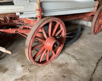 Wooden farm wagon. Great condition. 