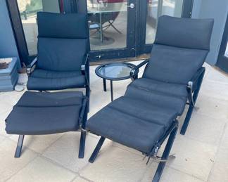 Brown Jordan Table & Two Chairs