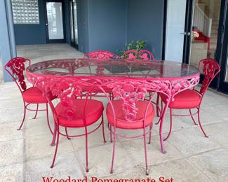 Vintage Woodard Pomegranate Set