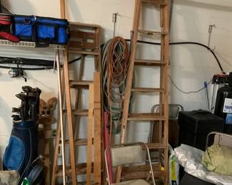 ladders, hoses, and extension cords
