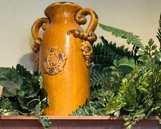 Pottery, Silk Plants