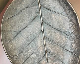 Crate and Barrel Leaf Plate