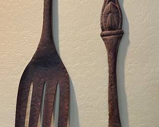 Wall Mount Fork & Spoon