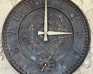 Patio Clock/Temperature Guide