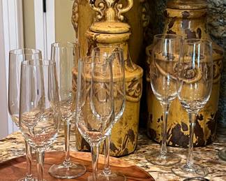 Champagne Glasses, Pottery