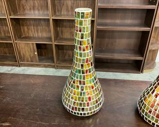 Mosaic Glass Vases