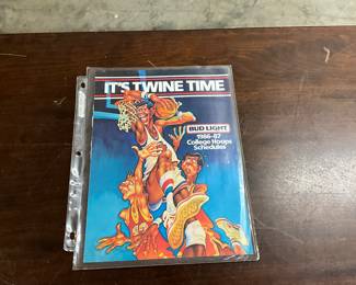 Bud Light 1986-87 College Hoops Schedules
