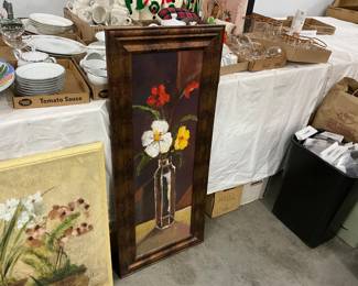 Framed Floral Print