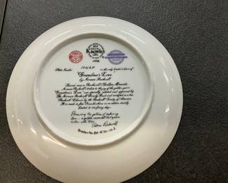 Norman Rockwell "Grandma's Love" Collector Plate