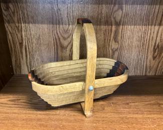 Collapsible Wood Basket
