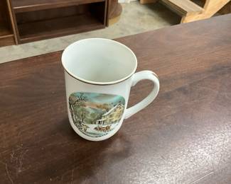 Currier & Ives Porcelain Mug/Cup