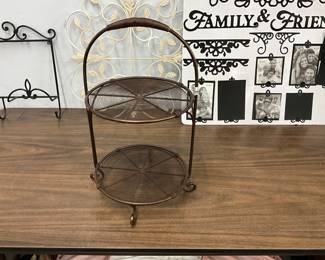 Pier 1 Metal Tiered Tray