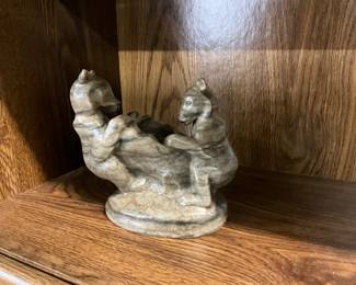 Carved Soapstone Bears