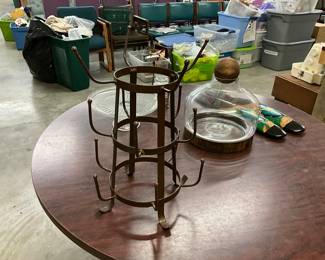 Iron Mug or Bottle Drying Rack - called Bottle Tree