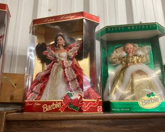 1997 Happy Holidays Barbie Doll - 1994 Happy Holidays Barbie Doll