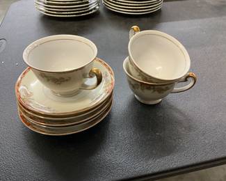 Japan Royal Chester Ogden Cups & Saucers