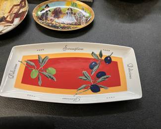 The Mokey & Peddler Ceramic Appetizer Tray