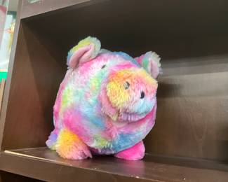 Your Zone Tye Dye Plush Bank