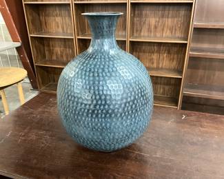 Blue Enamel Vase