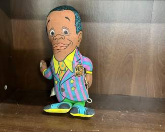 1970 Plush Flip Wilson/Geraldine Pull String Talking Doll