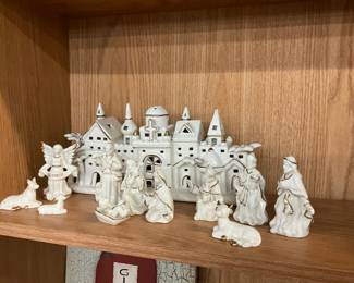 JC Penney Home Collection Porcelain Nativity Set