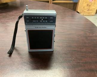 Realistic Brand Hand-Held Portable AM/FM Radio