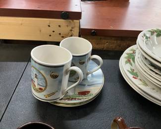 Royal Norfolk Lighthouse Coffee Mugs and Saucers