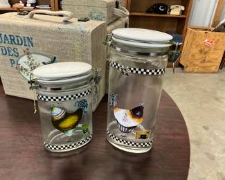 Rooster / Chicken Canister Jars