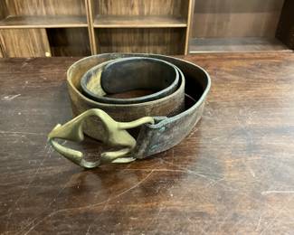 Belt & Brass Buckle