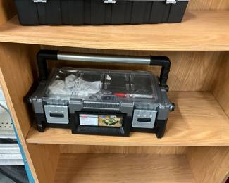 Keter Cantilever Organizer Storage Box for Tools & Parts