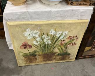 Floral Print Titled Asian Florals by Cheri Blum
